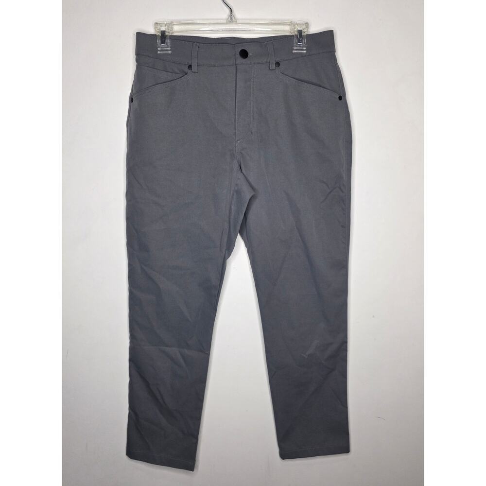Myles Golf Tour slate grey flat front athletic pants - 30 x 27.5